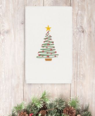 Linum Home Полотенце для рук из 100% турецкого хлопка Christmas Tree