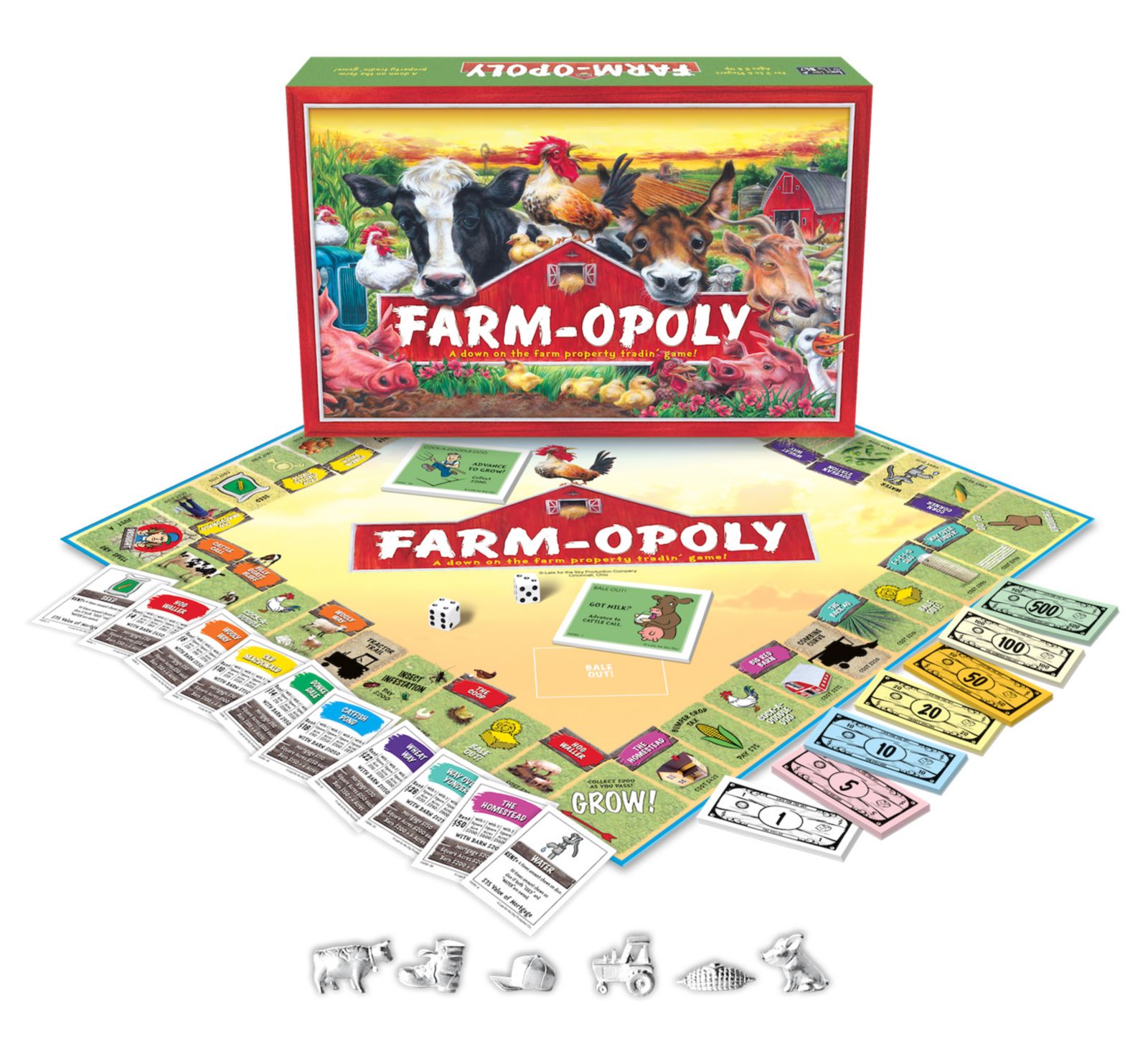 Late for the Sky Farm-Opoly, настольная игра