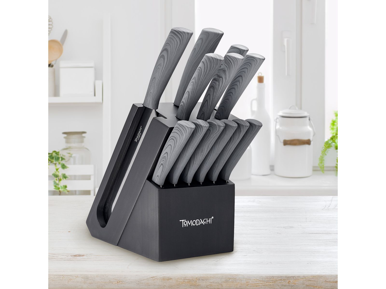 Tomodachi™ Raintree Ash 13-Pc. Knife Block Set