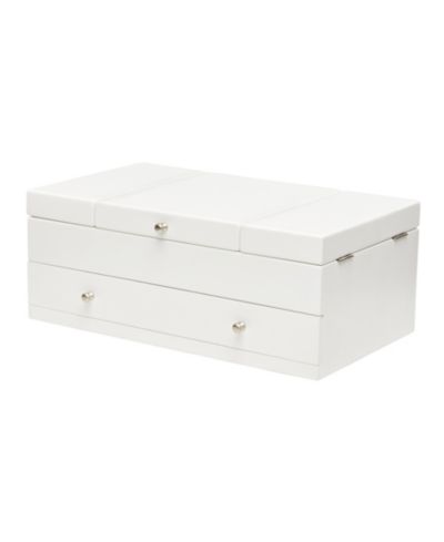 Mele & Co. Everly Wooden Triple Lid Jewelry Box