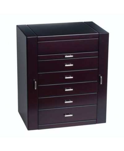 Mele & Co. Geneva Upright Wooden Jewelry Box