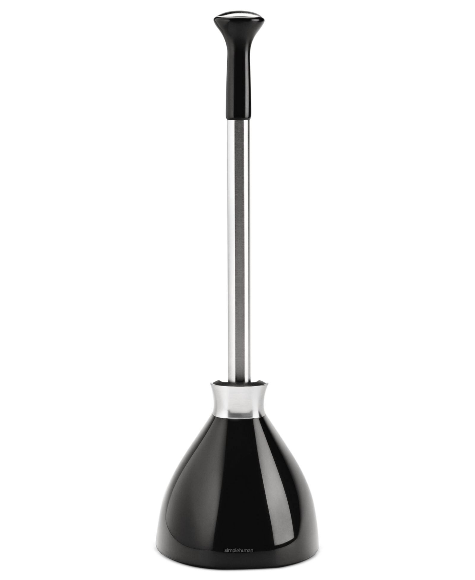 Simplehuman Toilet Plunger with Magnetic Caddy Holder
