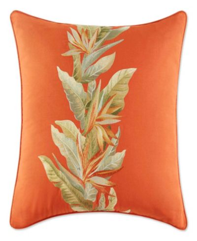 Tommy Bahama Home Birds Of Paradise Cotton Canvas Decorative Pillow, 20" x 20"