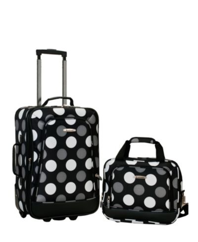 White & Grey Dots on Black