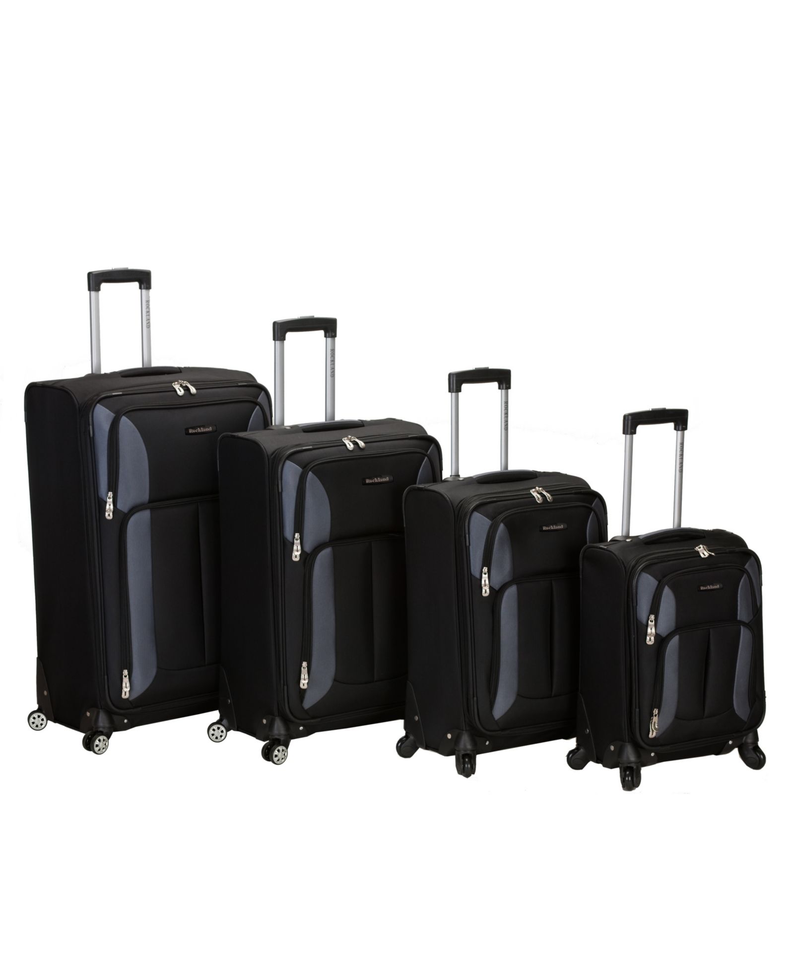Комплект мягкого чемоданов Rockland Impact 4-Pc. Softside Luggage Set