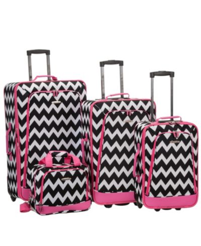 Chevron with Pink Trim