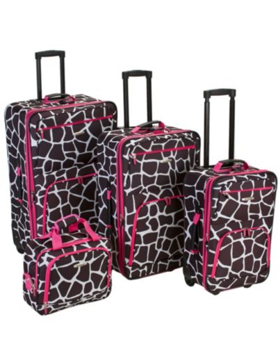 Giraffe with Pink Trim