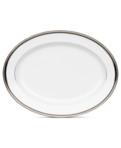 Овальное блюдо Noritake Austin Platinum 14"