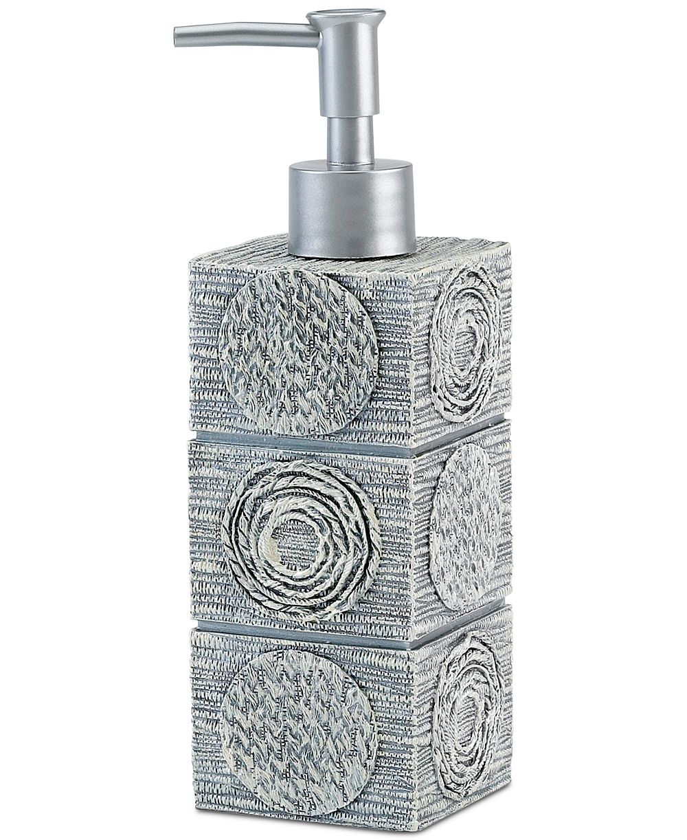 Avanti Galaxy Circle Shimmering Metallic Resin Soap/Lotion Dispenser