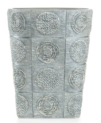Avanti Galaxy Circle Shimmering Metallic Resin Wastebasket