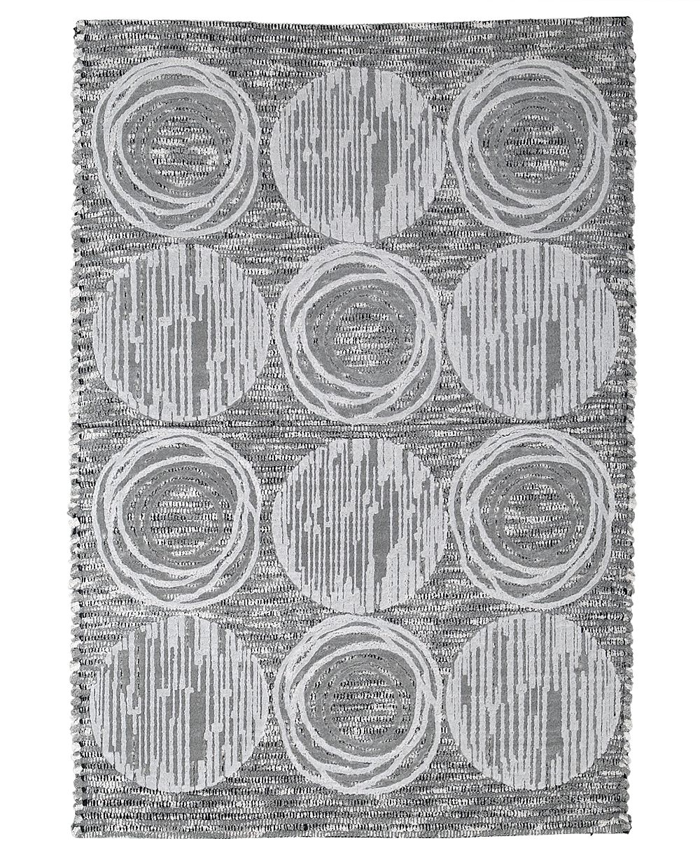 Avanti Galaxy Circle Shimmering Metallic Cotton Bath Rug, 20" x 30"
