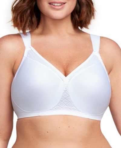 Glamorise Full Figure Plus Size MagicLift Wirefree T-Shirt Bra 1080