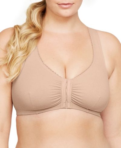 Женский бюстгальтер Plus Size с поддержкой и без косточек, хлопковый, T-Back 1908