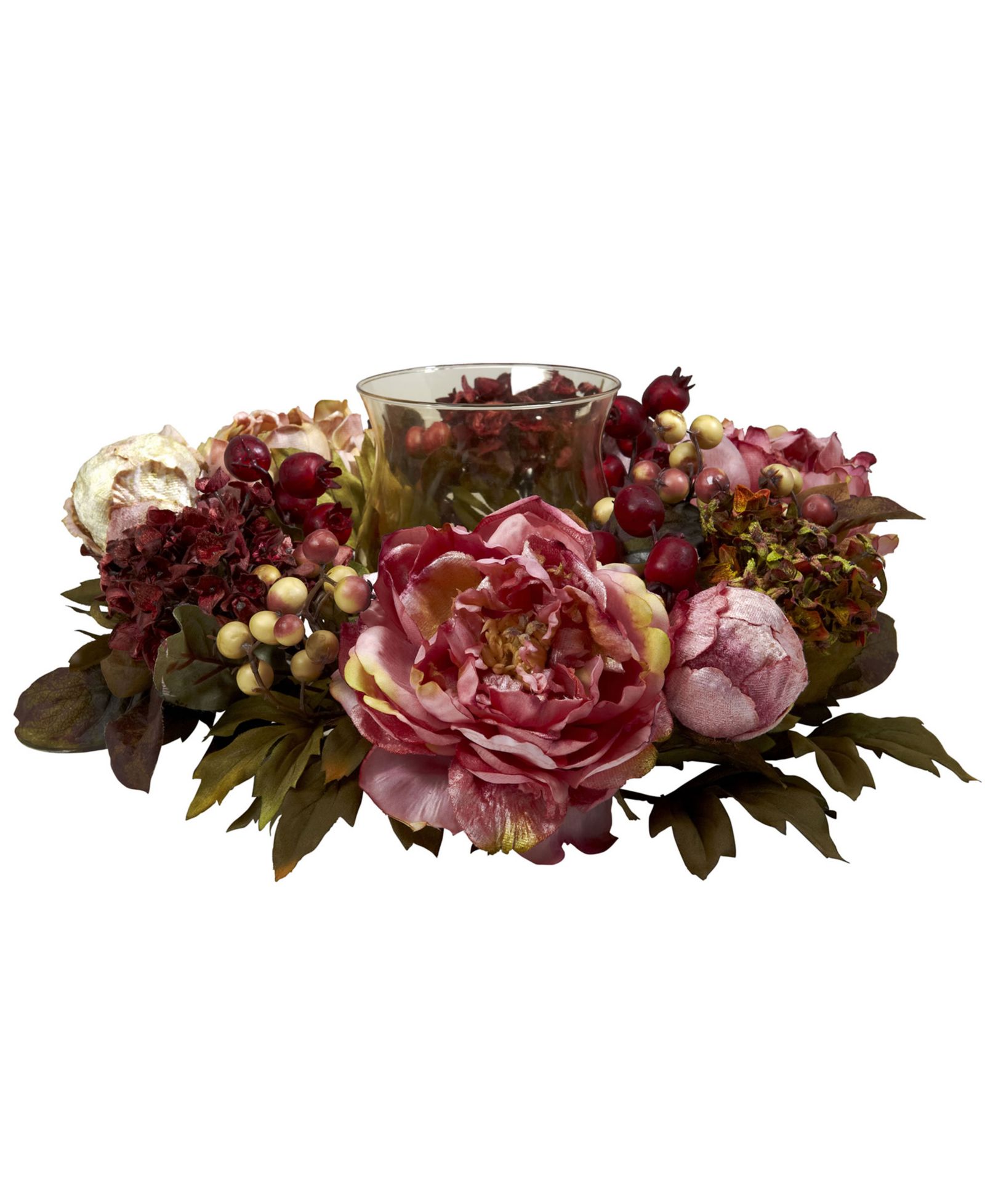 Канделябр Nearly Natural Peony Hydrangea