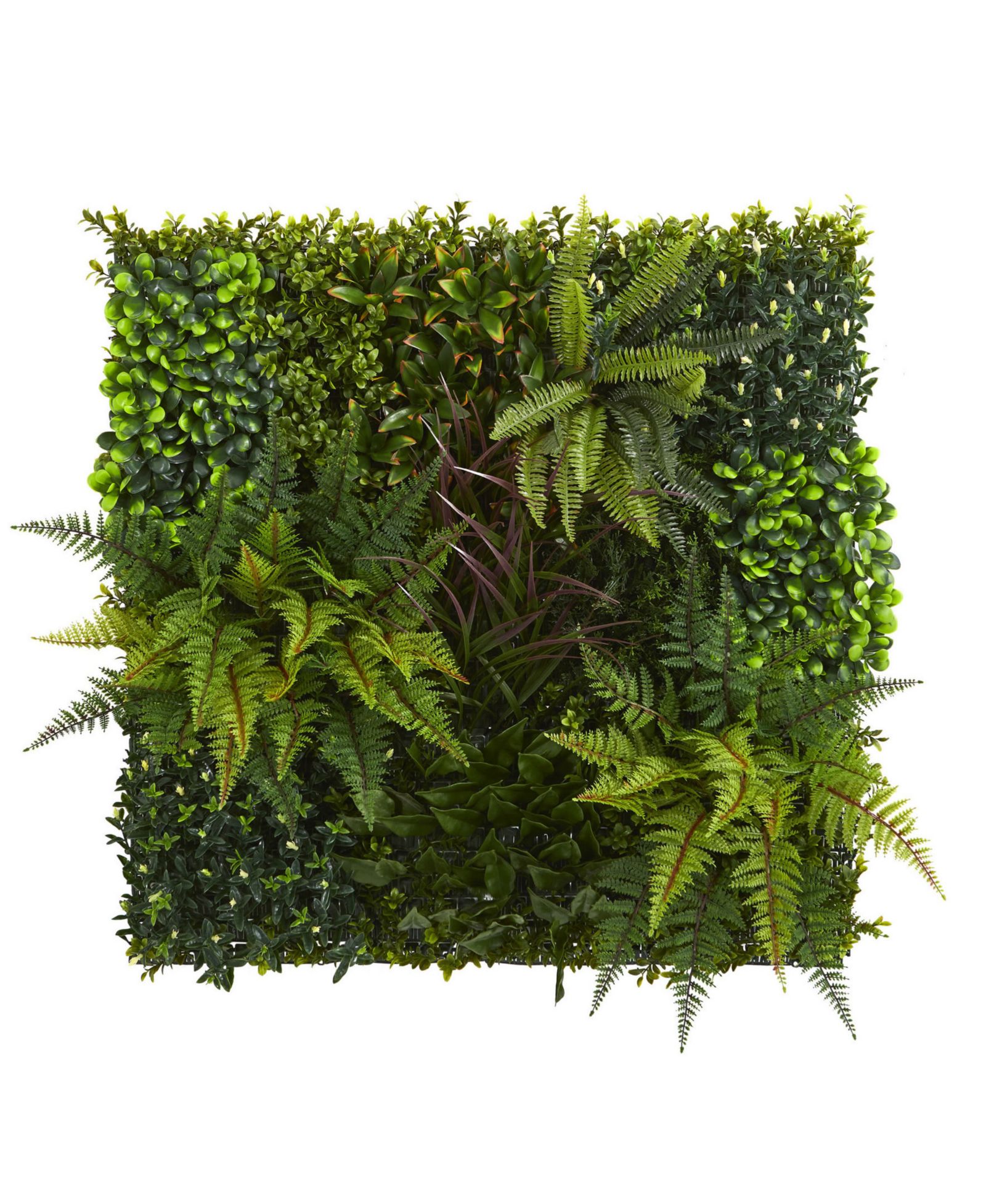 Nearly Natural Artificial Living Wall UV Resistant