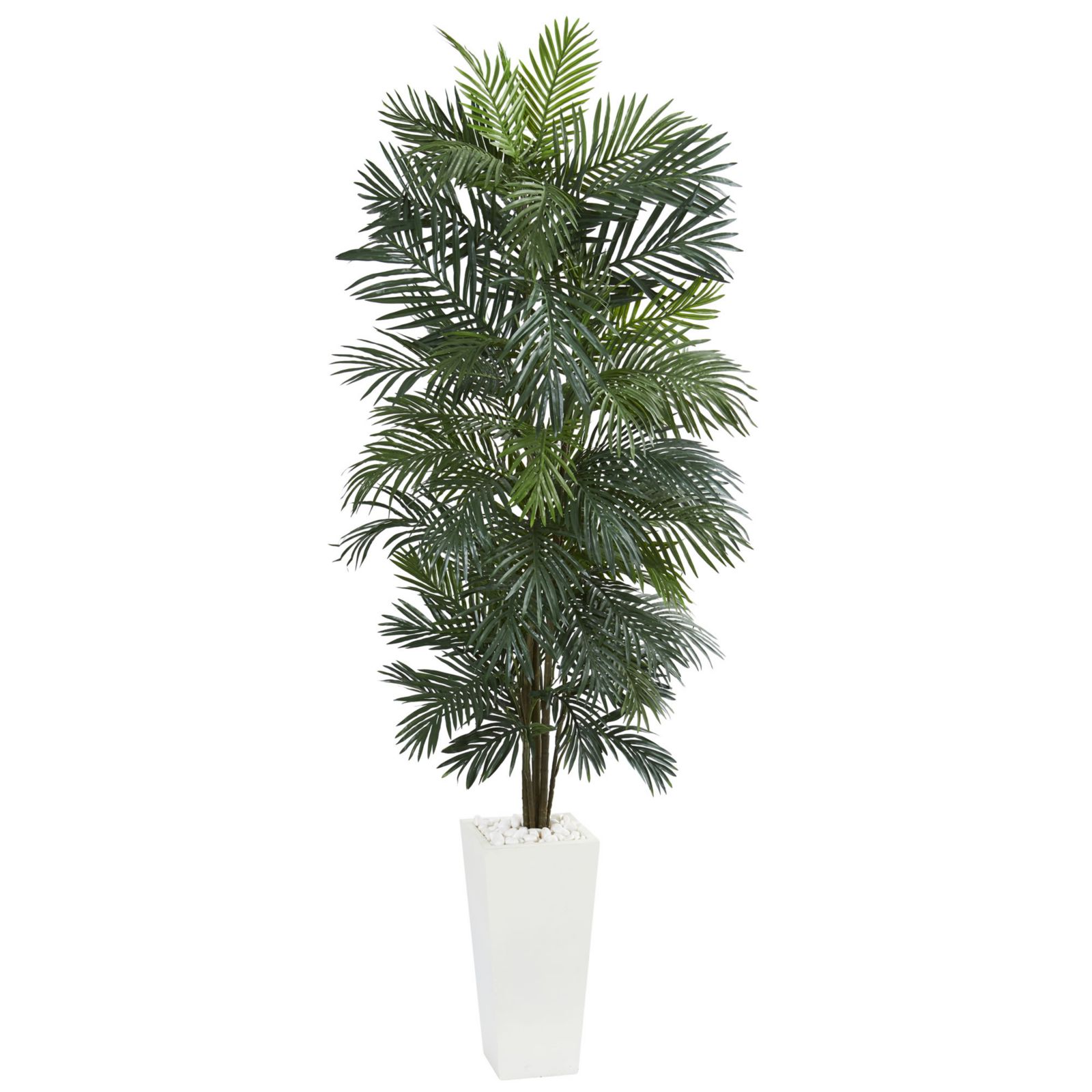 Искусственное дерево Nearly Natural 7' Areca в белом кашпо