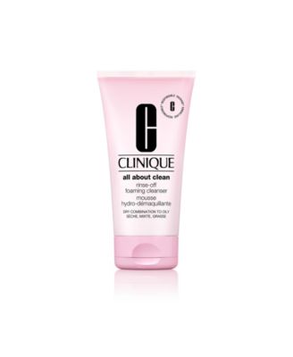 Clinique очищающая пенка для лица All About Clean™ Rinse-Off, 5 oz.