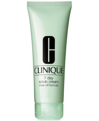 Крем-скраб для лица Clinique 7 Day Face Scrub Cream Rinse-Off Formula, 3.4 oz.