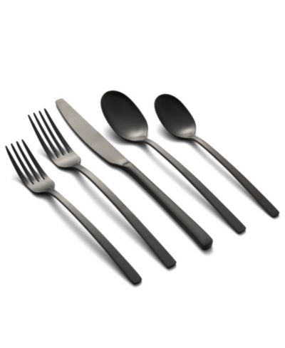 Cambridge Silversmiths набор столовых приборов Beacon Black Satin, 20 шт., на 4 персоны