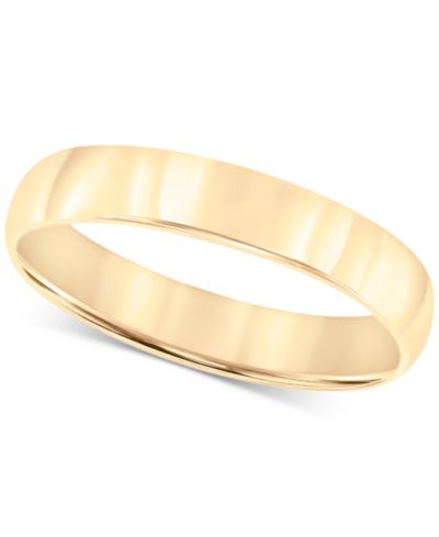 Обручальное кольцо 14k Gold 4mm