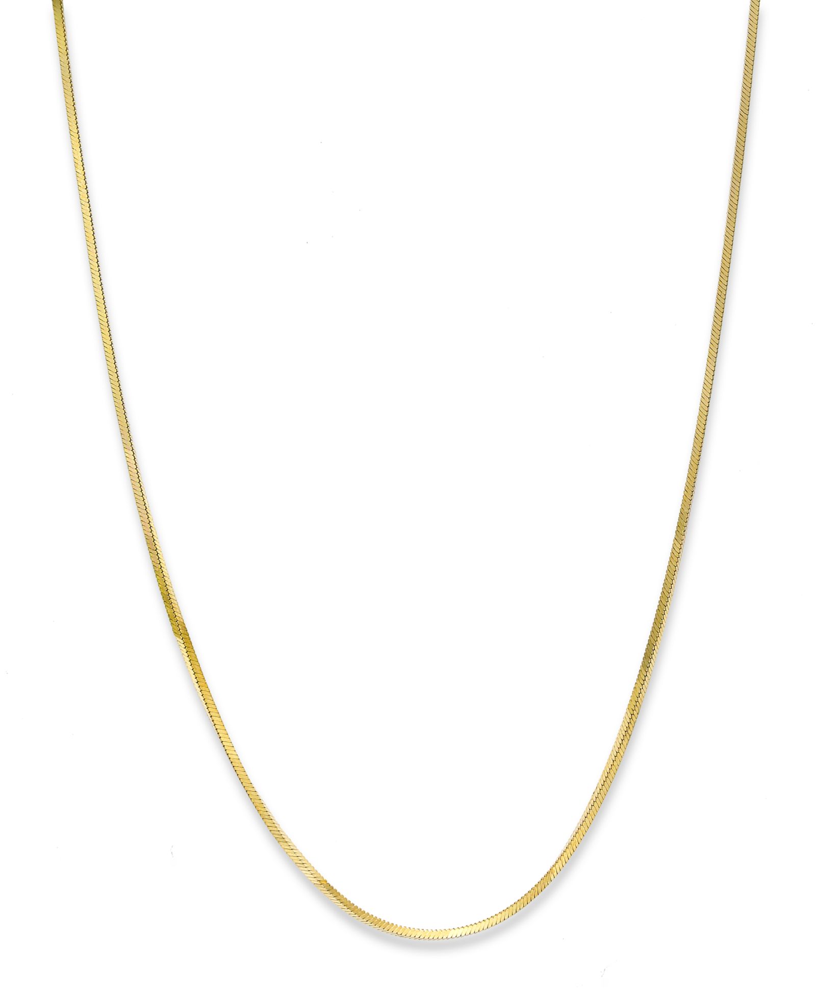 Giani Bernini 18K Gold over Sterling Silver Necklace, 16" Thin Snake Chain Necklace