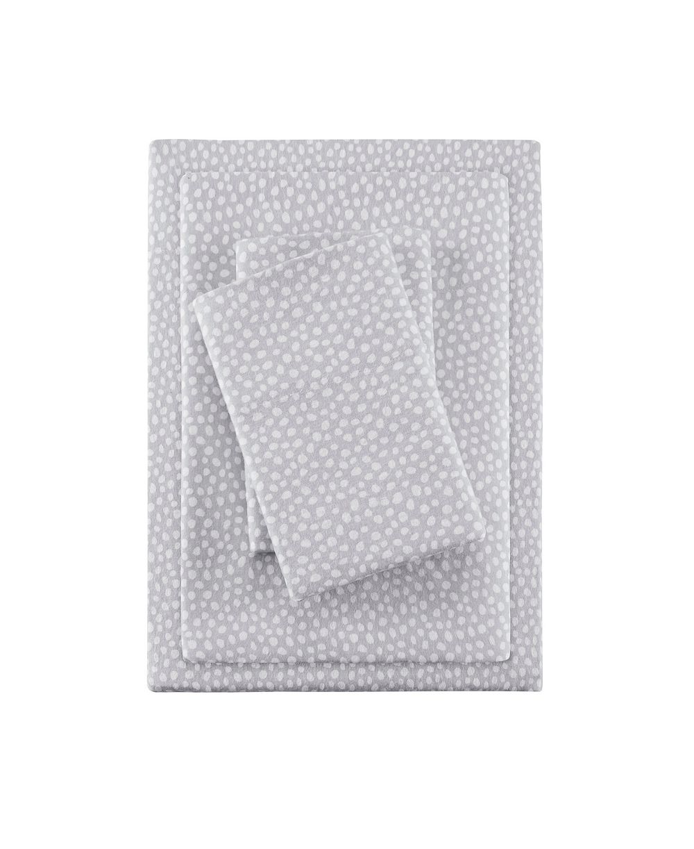 Madison Park Novelty Printed Cotton Flannel 4-Pc. Sheet Set, Full