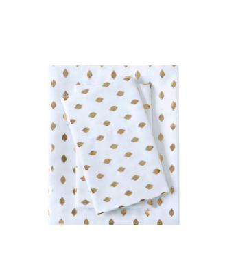 Intelligent Design Metallic Dot Sheet Set, Twin