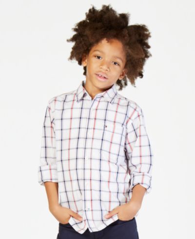 Tommy Hilfiger рубашка Samuel Plaid с пуговицами для мальчиков
