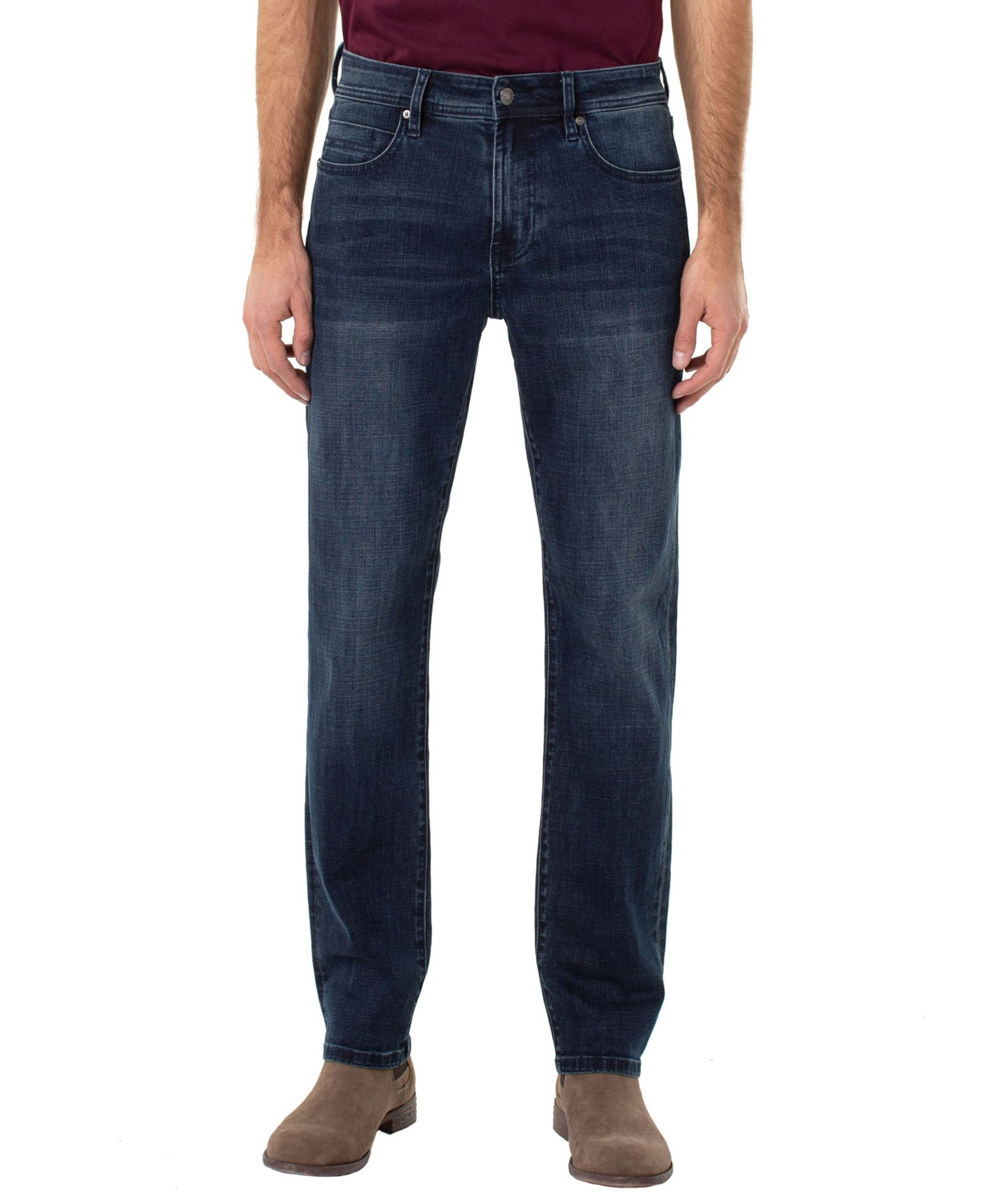 Liverpool Los Angeles Men's Regent Relaxed Straight-Fit Jeans
