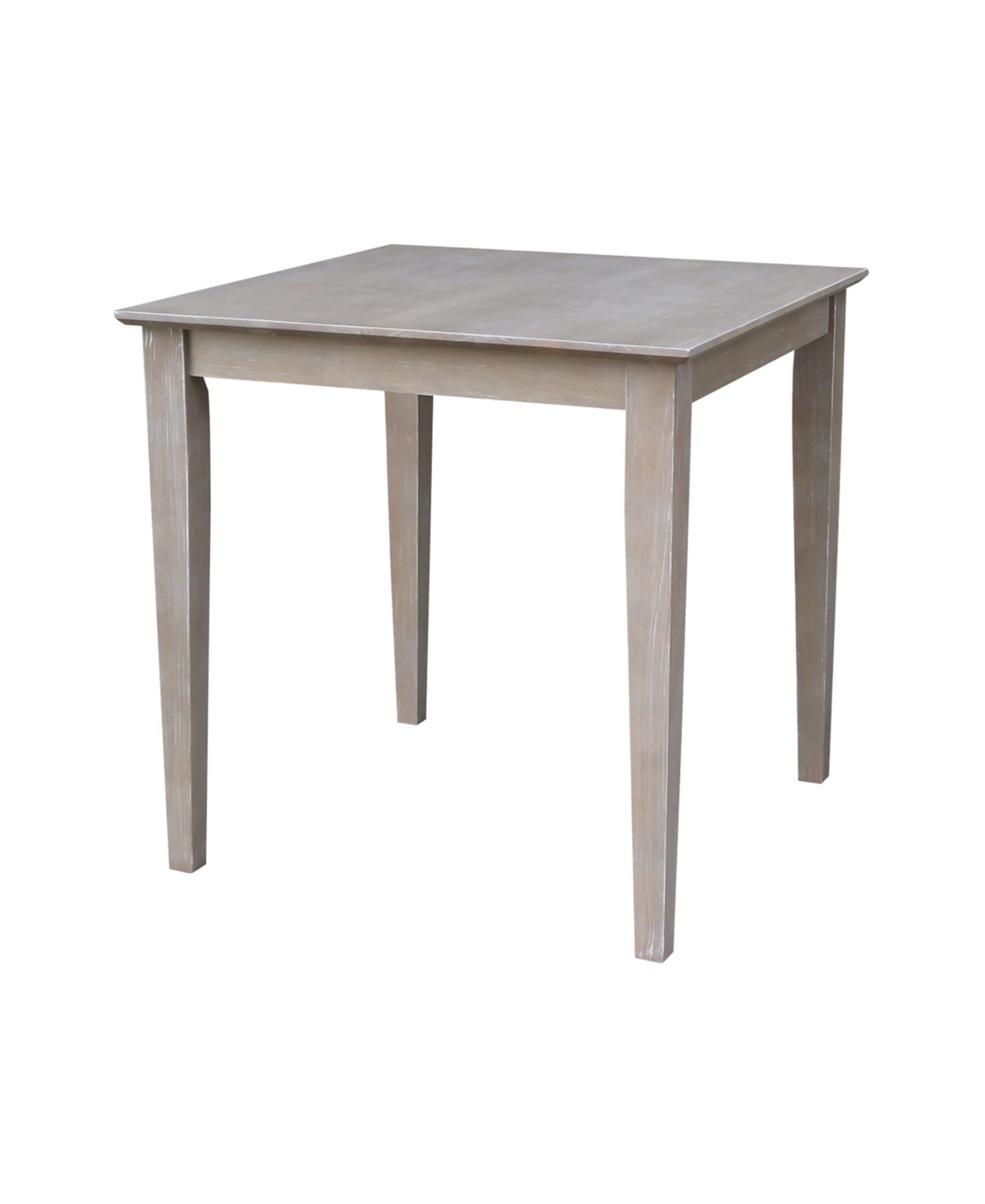 International Concepts Solid Wood Top Table - Dining Height