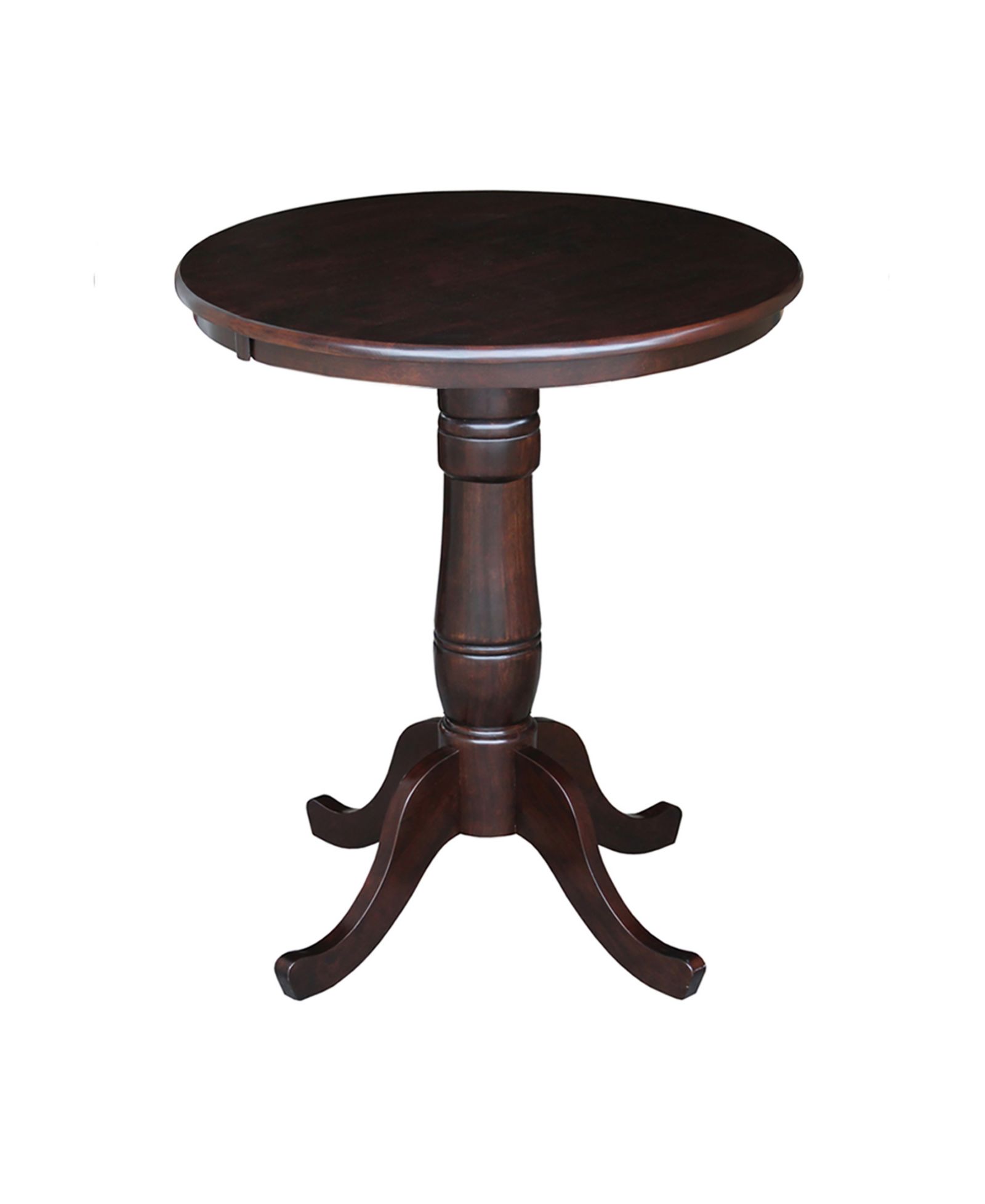 International Concepts 30" Round Top Pedestal Table- 34.9"H
