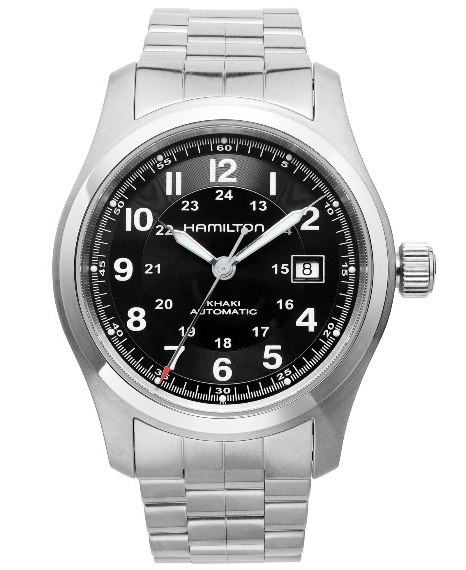 Мужские часы Hamilton Swiss Automatic Khaki Field Stainless Steel Bracelet 42mm H70515137
