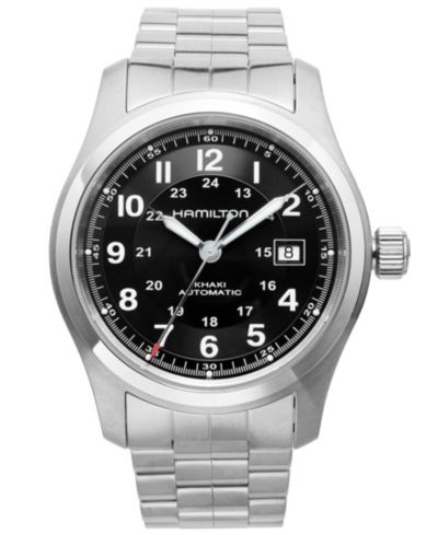 Мужские часы Hamilton Swiss Automatic Khaki Field Stainless Steel Bracelet 42mm H70515137