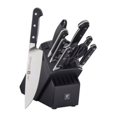 Zwilling набор ножей Pro 10pc с подставкой из Black Rubberwood