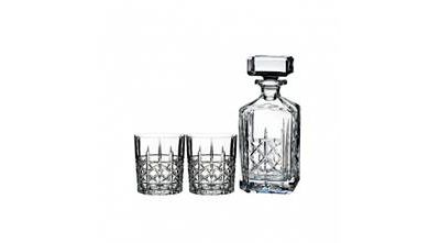 Marquis Brady Decanter and Double Old Fashion Pair