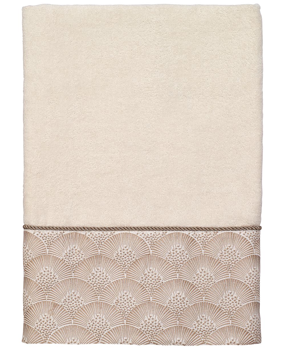 Хлопковое полотенце для ванной Avanti Deco Shells Bordered, 27" x 50"