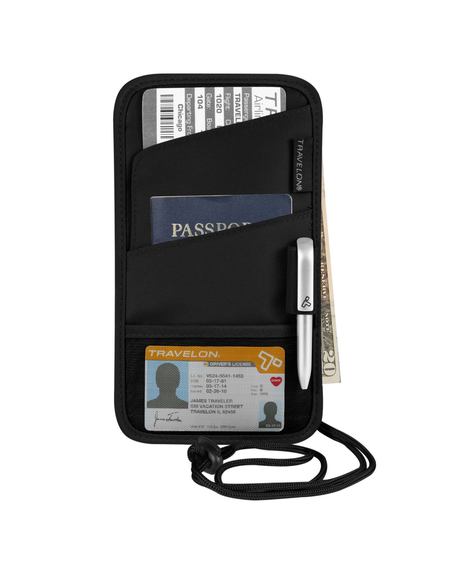 Travelon ID and Boarding Pass Holder