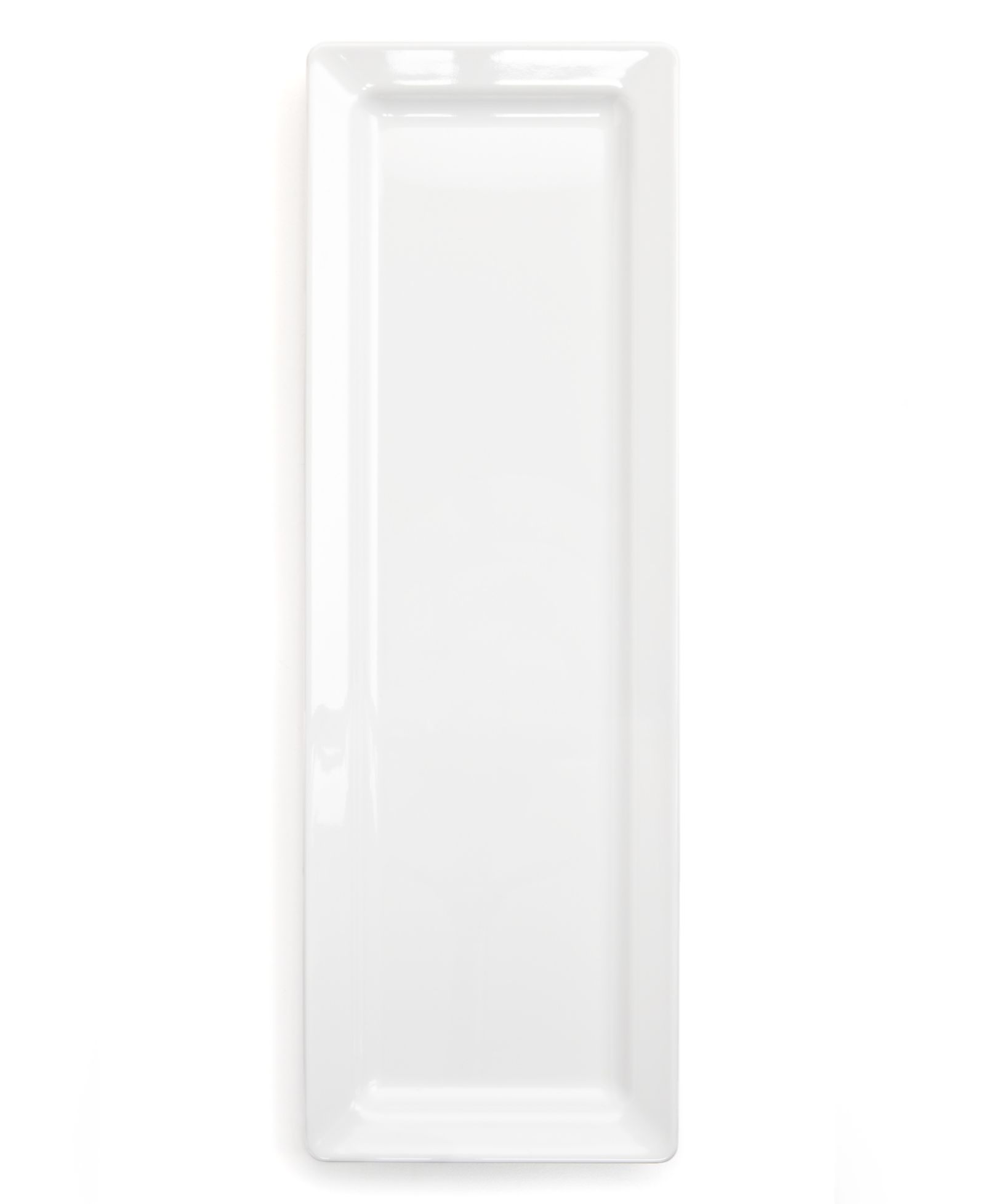 Q Squared Diamond Melamine White Sandwich Platter
