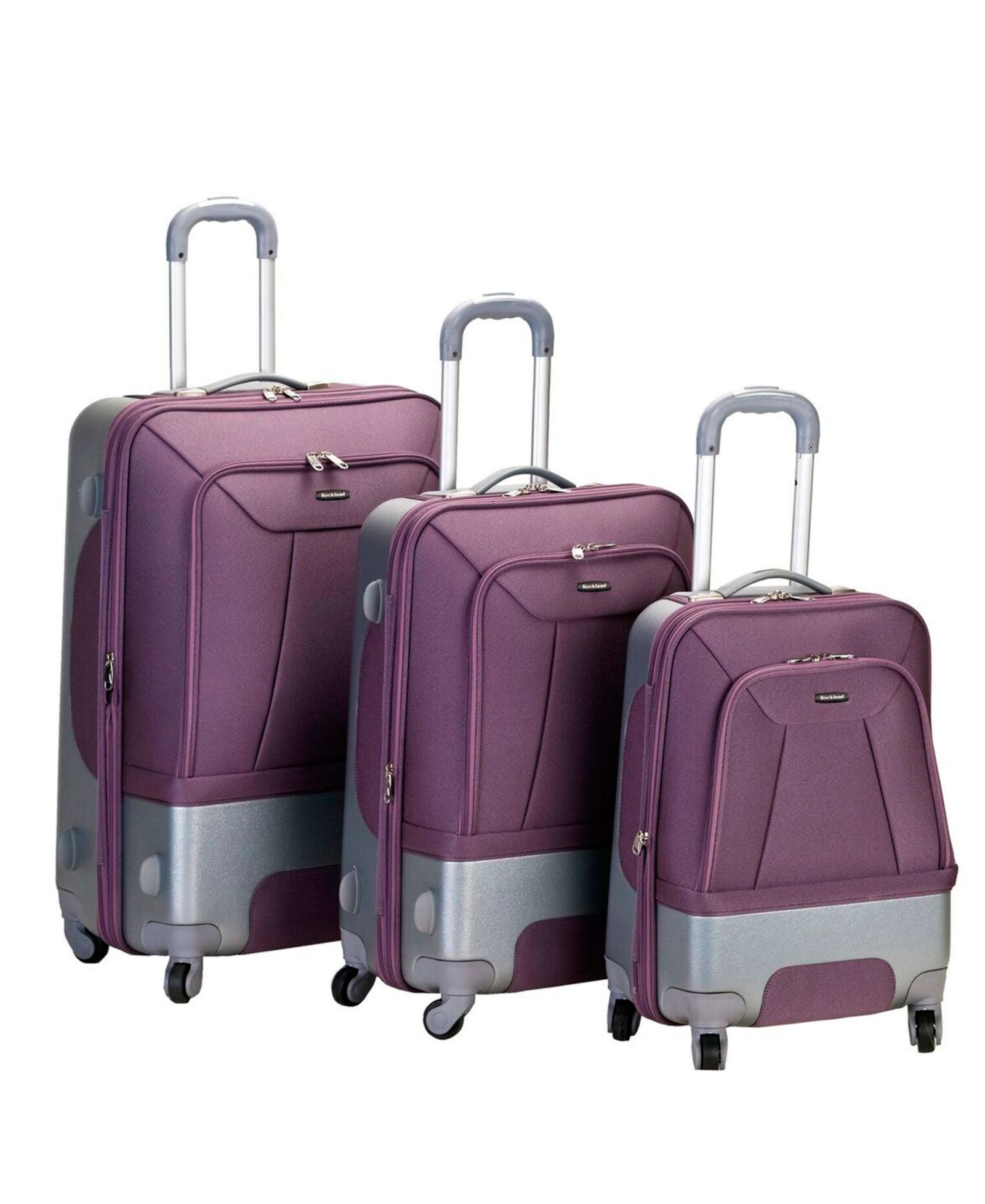 Набор чемоданов Rockland Rome 3-Pc. Hardside Luggage Set