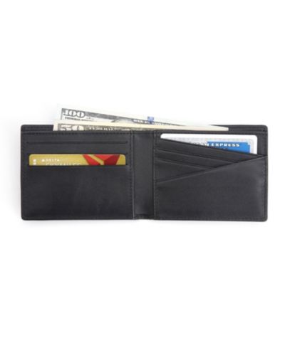 Мужской тонкий бифолд-кошелек Royce New York с RFID-защитой