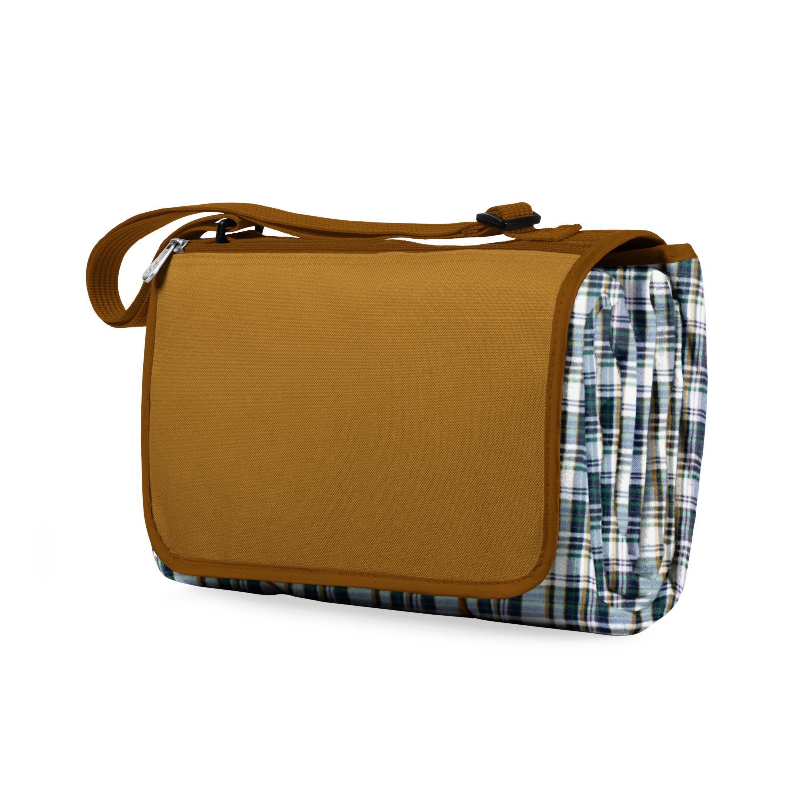 Плед Oniva® by Picnic Time English Plaid & Camel Outdoor Picnic Blanket