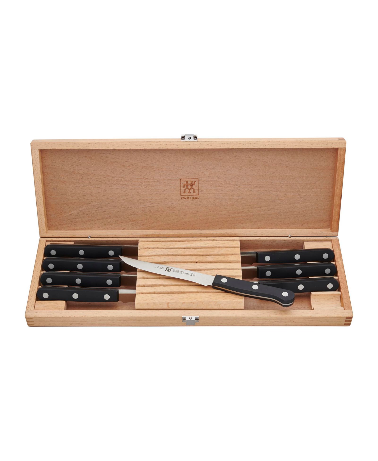 Zwilling TWIN Gourmet Steak Knives, 8-Piece Riveted Set
