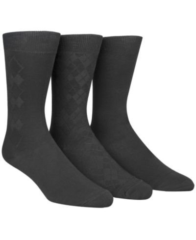 Calvin Klein Men's Socks, Rayon Dress Men's Socks 3 Pack