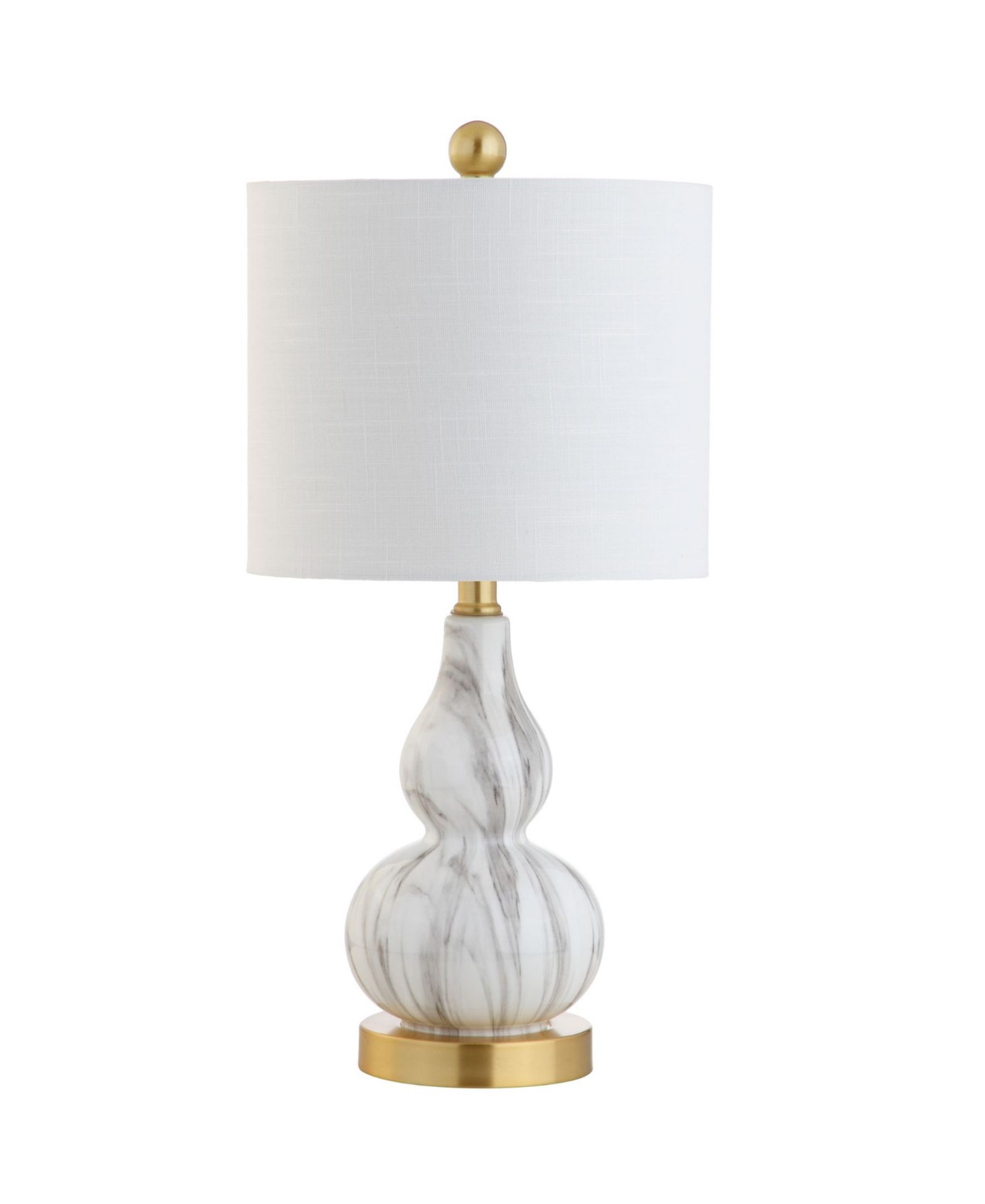 JONATHAN Y Anya Mini Glass Led Table Lamp