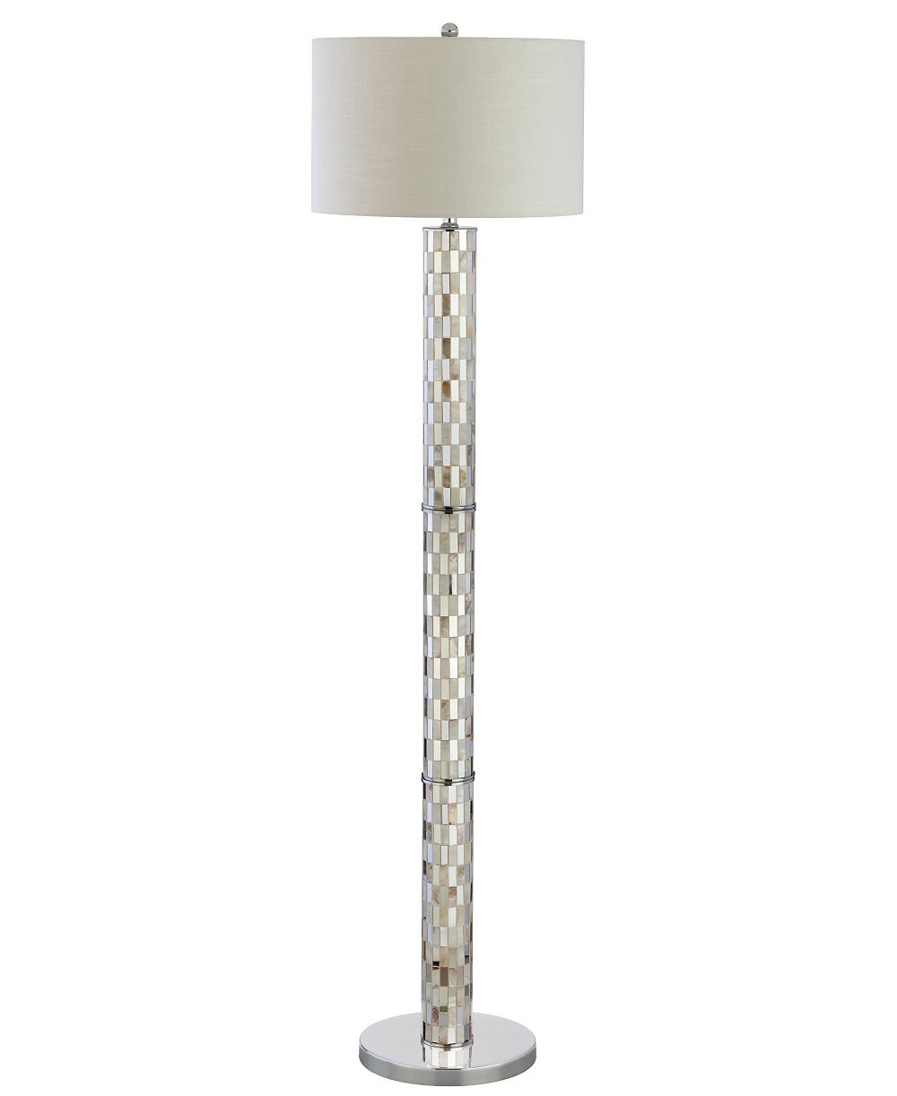 JONATHAN Y Liam Mosaic LED Floor Lamp