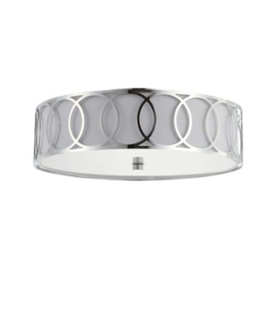 JONATHAN Y Aubrey 3-Light Metal Led Flush Mount