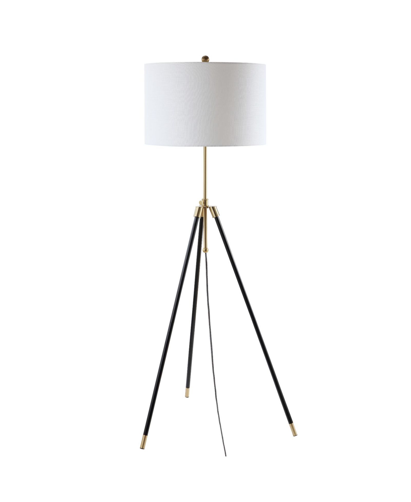 JONATHAN Y Lucius Adjustable Metal Led Floor Lamp