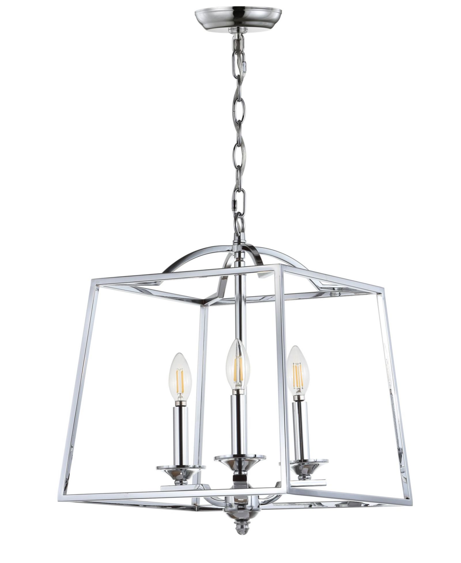 JONATHAN Y Gloria 3-Light Metal Led Pendant