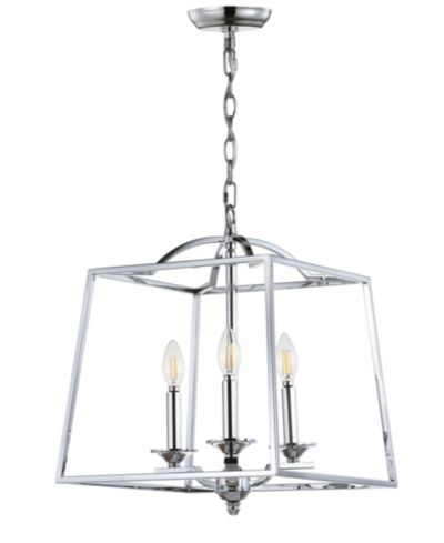 JONATHAN Y Gloria 3-Light Metal Led Pendant