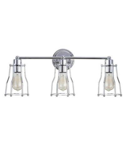 JONATHAN Y Evelyn 3-Light Metal Vanity Light